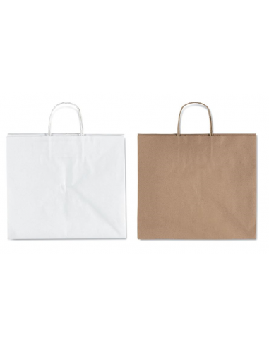 Buste di carta takeaway pizza bianche...