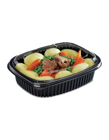 Contenitore con coperchio Essentials nero 16 l CURVER