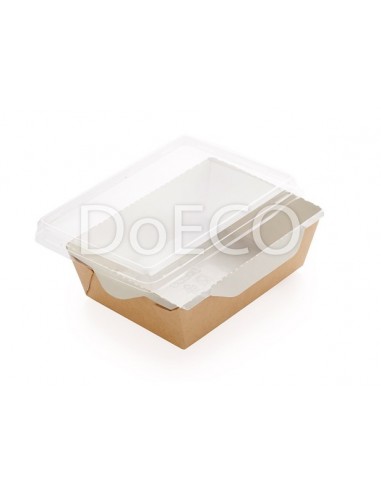 Contenitore eco ops salad con coperchio trasparente - 3 formati