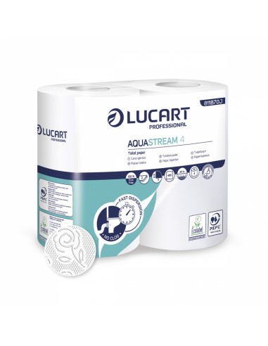 Carta igienica Lucart Aquastream per...