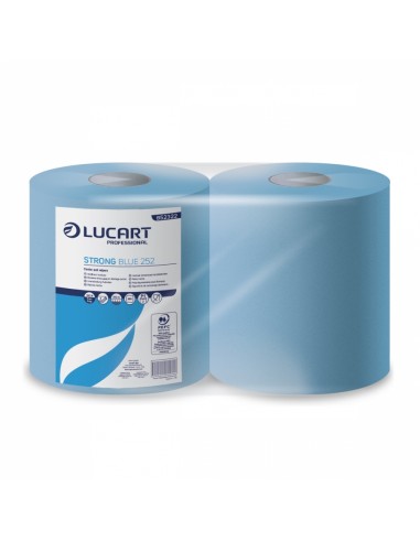 Strofinacci in rotolo Lucart blue 252...