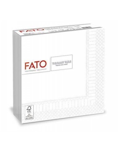 Tovaglioli bianchi Fato 38x38 2 veli...