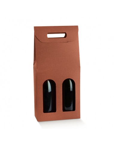 Scatole porta bottiglie di vino seta...