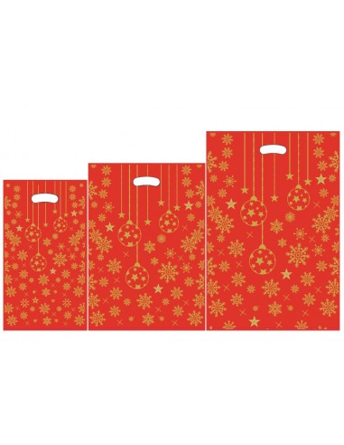 Buste maniglia fagiolo Natale rossa...