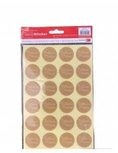 Etichette adesive "Fatto a...