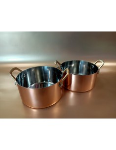 Casseruola acciaio color rame 2