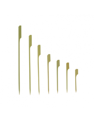 SPIEDO A BANDIERA IN BAMBOO 12 CM -...