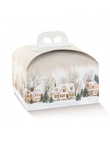 Scatola porta panettone christmas...
