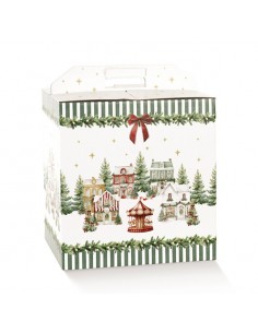 Scatola panettone+bottiglia...